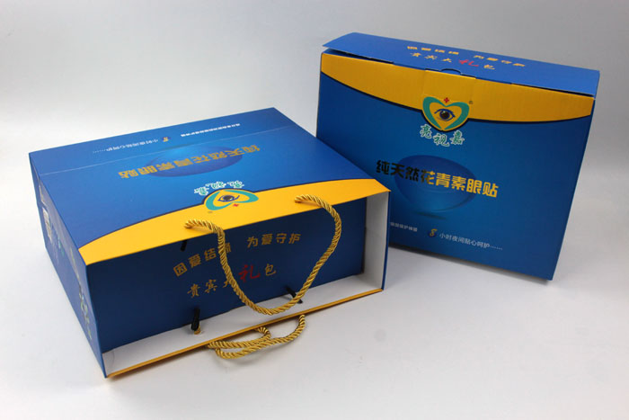 哪里可以做禮盒包裝？護眼神器亮視嘉護眼貼禮盒包裝+手提袋套裝出自長沙印刷廠
