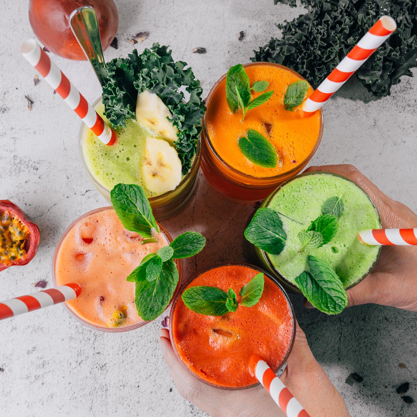 Cold drinks photographed and shared by The Fox Cafe in 2023